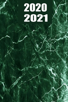 Paperback 2020 / 2021: Tagesplaner mit Marmor Cover für das Jahr 2020 bis 2021 [German] Book