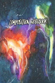 Composition Notebook: College Ruled 6" x 9" Artic Space Design Writing Notes Journal,Office,Kids,School and college student