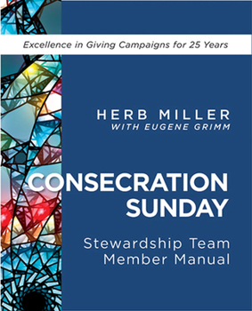 Paperback Consecration Sunday Stewardship Team Member Manual Book