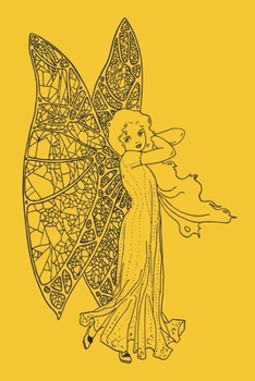 Fairy Sister Girl Butterfly Lined Notebook