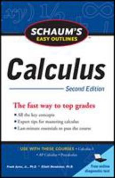 Paperback Schaum's Easy Outline of Calculus, Second Edition Book