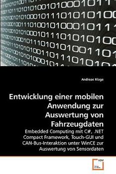 Paperback Entwicklung einer mobilen Anwendung zur Auswertung von Fahrzeugdaten [German] Book