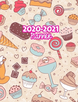 2020-2021 Planner: Two Year Calendar Organizer and Goal Journal | January 2020 - December 2021 Daily, Weekly and Monthly Planner Book with Back Sticker Expression Wall for 2 Years | Design Code 379949