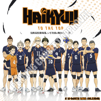 Calendar 2022 Haikyu Wall Book
