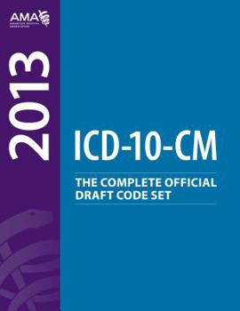 Paperback 2013 ICD-10-CM Draft Code Set Book