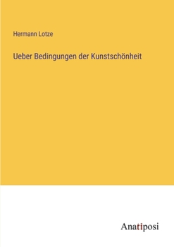 Paperback Ueber Bedingungen der Kunstschönheit [German] Book