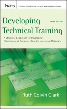 Hardcover Developing Technical Training Book