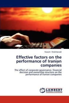 Paperback Effective Factors on the Performance of Iranian Companies Book