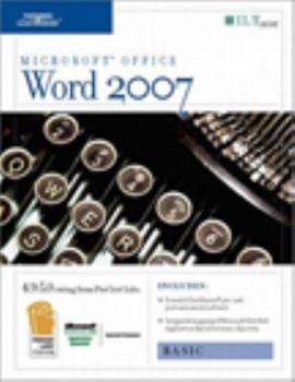 Spiral-bound Word 2007: Basic + Certblaster, Student Manual Book