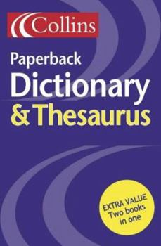 Paperback Collins Paperback Dictionary and Thesaurus Book