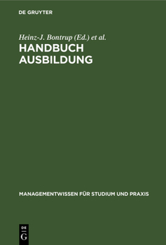 Hardcover Handbuch Ausbildung: Berufsausbildung Im Dualen System [German] Book