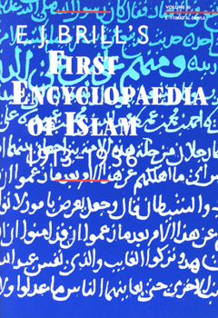 Paperback Encyclopaedia of Islam 1913-1936, E.J. Brill's First (9 Vols) Book
