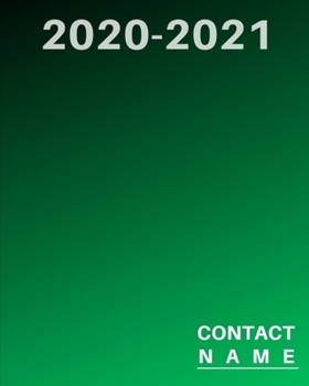 Paperback Contact Name 2020-2021: Address Log and Phone Notebook to Record Contact Names, ... and Emails for organization and Information Record importa Book