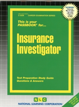 Paperback Insurance Investigator Book