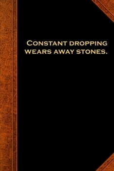2020 Weekly Planner Ben Franklin Quote Dropping Stones Vintage Style 134 Pages: 2020 Planners Calendars Organizers Datebooks Appointment Books Agendas
