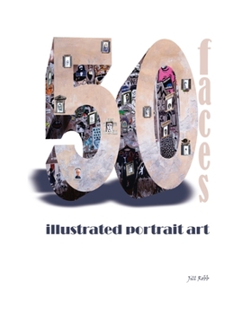 Hardcover 50 faces: illustrated portrait art Book