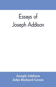 Paperback Essays of Joseph Addison Book