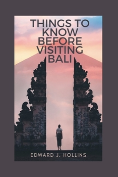 Paperback Things to Know Before Visiting Bali Book