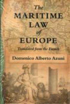 Hardcover The Maritime Law of Europe Book