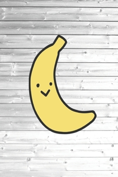 Big Happy Face Bananna Fruit Journal