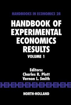 Hardcover Handbook of Experimental Economics Results: Volume 1 Book