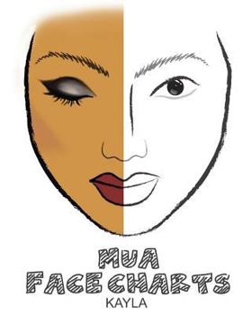 Paperback MUA Face Charts Kayla Book