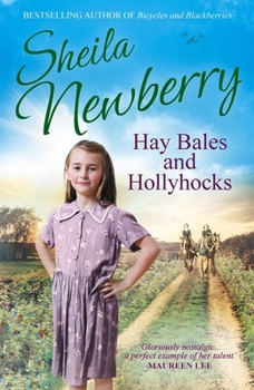 Paperback Hay Bales and Hollyhocks Book