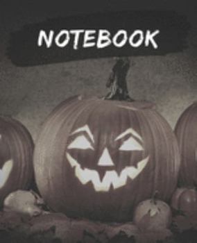Notebook: Halloween Pumpkin - Composition Notebook College Ruled Blank Lined Journal, subject for adults, teens, students, kids, teachers, school, ... - Vintage (Composition Workbook Diary)