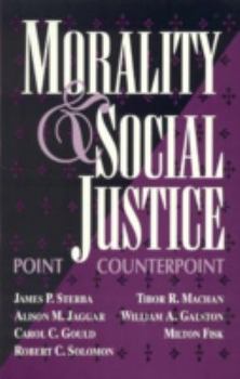 Paperback Morality and Social Justice: Point/Counterpoint Book