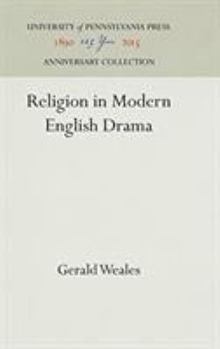Hardcover Religion in Modern English Drama Book