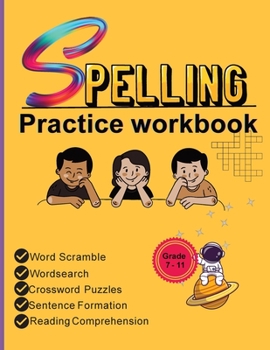 Paperback Spelling Practice Workbook: Building Spelling Skills of Tier Two Academic Words Part -1 Book