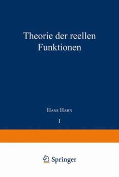 Paperback Theorie Der Reellen Funktionen [German] Book