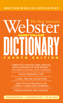 Mass Market Paperback The New American Webster Handy College Dictionary: Fourth Edition Book