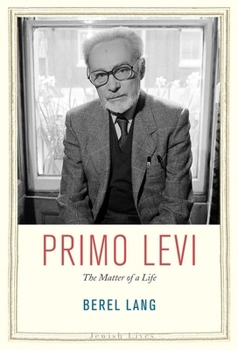 Hardcover Primo Levi: The Matter of a Life Book