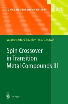 Hardcover Spin Crossover in Transition Metal Compounds III Book