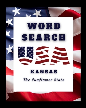 Paperback Kansas: Across America Series - Word Search Puzzles Book