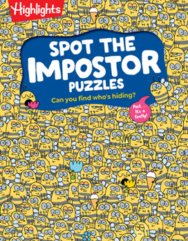 Hardcover Spot the Impostor Puzzles: Kids Activity Book with Zany Odd-One-Out Scenes, Look-And-Find Puzzle Book for Kids Ages 7 and Up with Brain-Boosting Fun Book