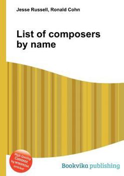 Paperback List of Composers by Name Book