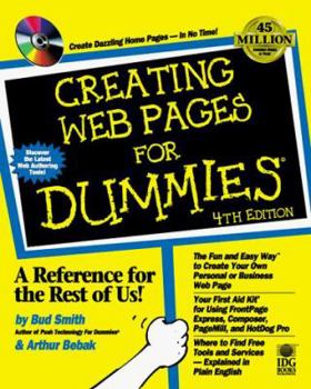 Paperback Creating Web Pages for Dummies [With CD-ROM] Book