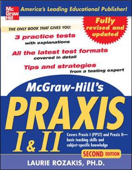 Paperback McGraw-Hill's Praxis I & II Book
