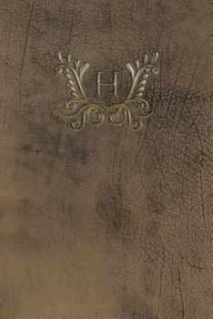 Paperback Monogram "h" Meeting Notebook Book