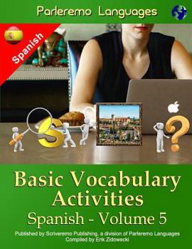 Paperback Parleremo Languages Basic Vocabulary Activities Spanish - Volume 5 [Spanish] Book