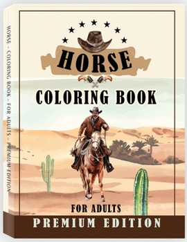 Horse Coloring Book for Adults: Relaxation Coloring Books with Creative Horses and Stress Relieving Patterns