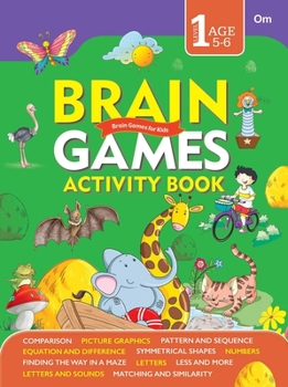 Paperback Brain Games for Kids: Brain Games Activity Book Level 1: Binder 1 Book