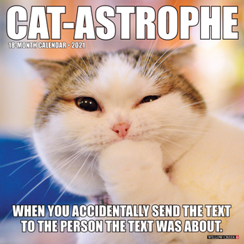 Calendar Cat-Astrophe 2021 Wall Calendar Book