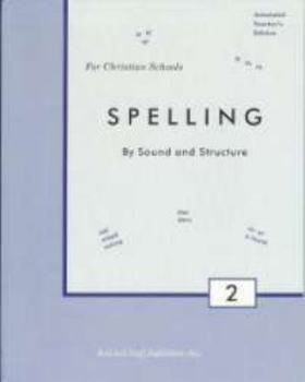 Paperback Spelling By Sound and Structure Teacher's Manual Book
