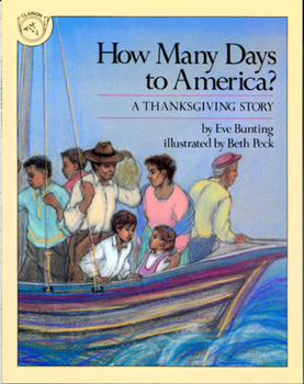 Paperback How Many Days to America?: A Thanksgiving Story Book