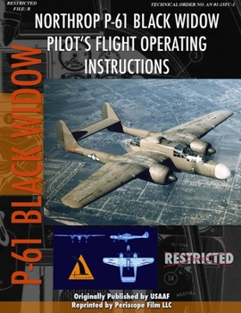 Paperback Northrop P-61 Black Widow Pilot's Flight Manual Book