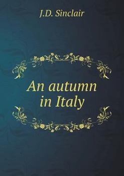 Paperback An autumn in Italy Book