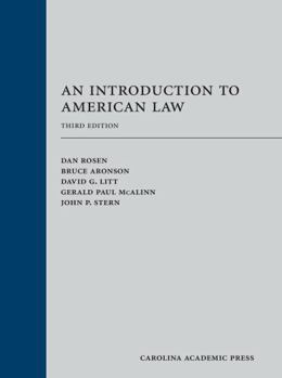 Hardcover An Introduction to American Law Book